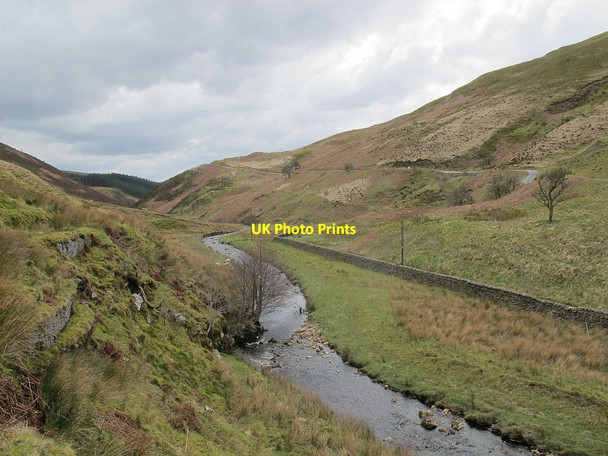 Photo 6"x4" Looking down Whitendale Costy Clough c2016