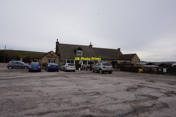 Photo 6"x4" The Winking Man on the A53 Roche Grange c2016