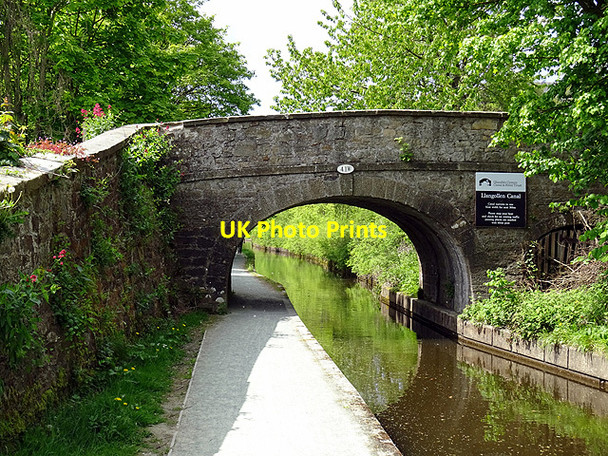 Photo 6"x4" Bridge 41W on the Llangollen Canal Trevor Uchaf c2016