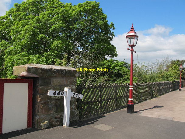 Photo 6"x4" Gradient marker at Appleby station  Appleby-in-Westmorland c2016