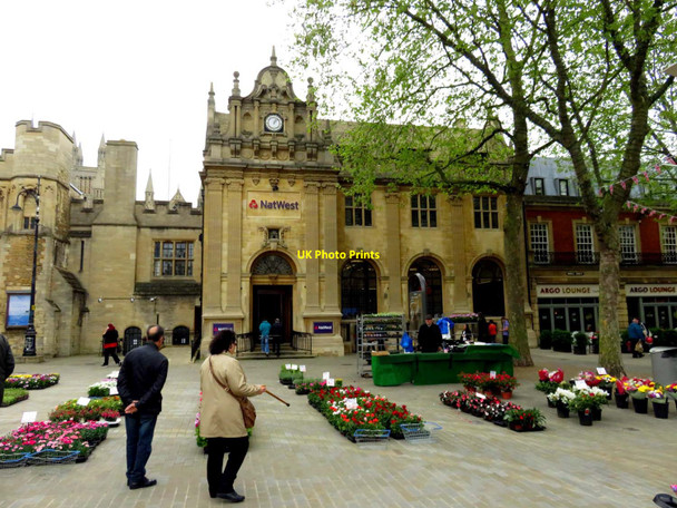 Photo 6"x4" Florist in Cathedral Square Peterborough c2016