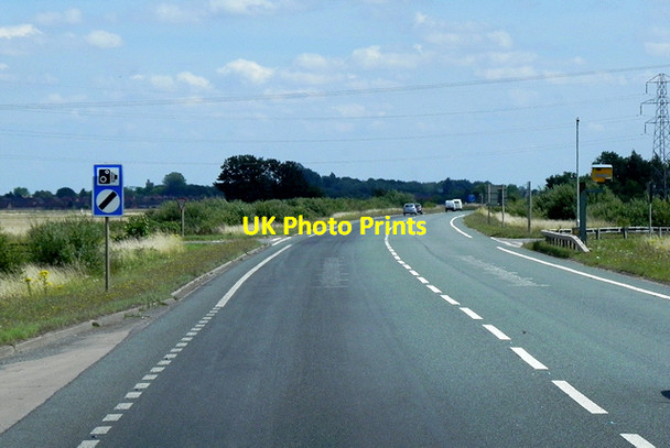 Photo 6"x4" Eastbound A17 in Lincolnshire Sutton Crosses c2015