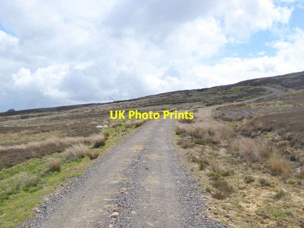 Photo 6"x4" Grouse shooters road up to Blackburn Head Hunstanworth c2016