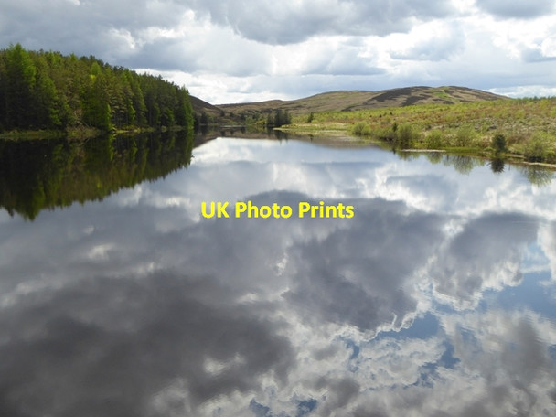 Photo 6"x4" Reflected cloudscape Roberton\/NT4214 c2016