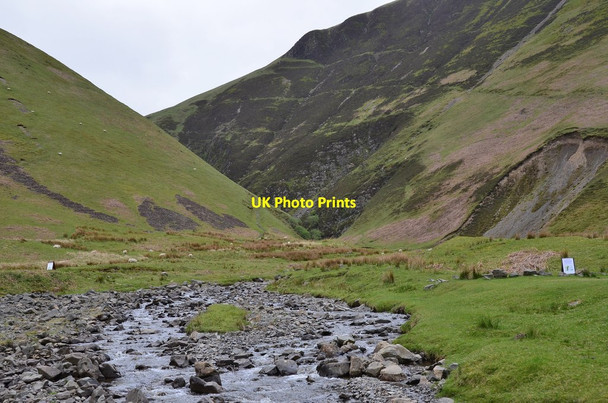 Photo 6"x4" The Tail Burn Grey Mare's Tail (Waterfalls) c2016
