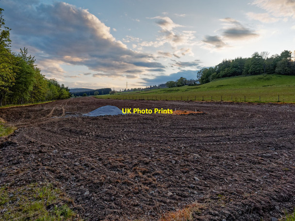 Photo 6"x4" Field above the Black Rock Gorge Evanton\/Baile-Eoghain c2016