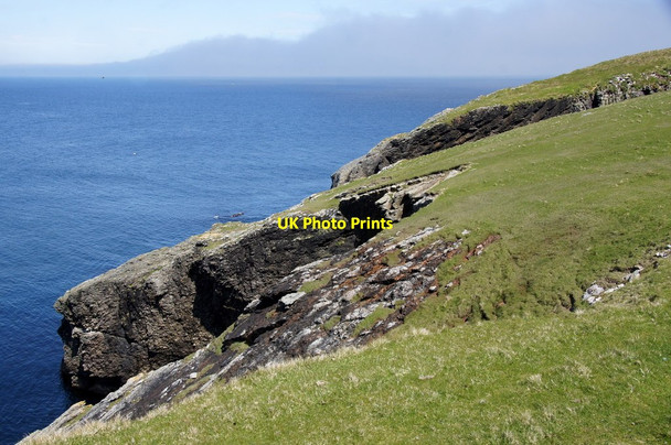 Photo 6"x4" West side of Inner Brough, Strandburgh Ness, Fetlar Funzie c2016