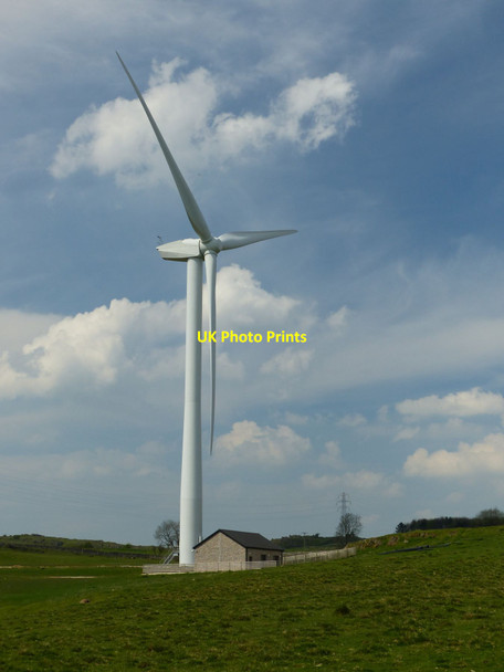 Photo 6"x4" Wind turbine, Carsington Pastures Brassington c2016