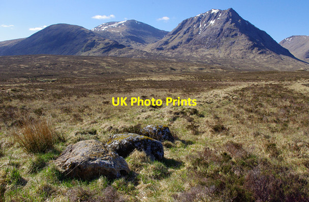 Photo 6"x4" Glen Etive and Meall a' Bh\u00c3\u00b9iridh Kings House Hotel c2016
