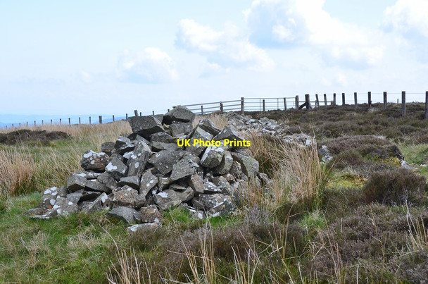 Photo 6"x4" Cairn on Seathope Law Holylee c2016