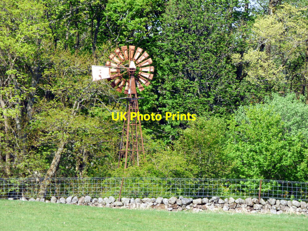 Photo 6"x4" Old windmill near Balrossie Kilmacolm c2016 P1