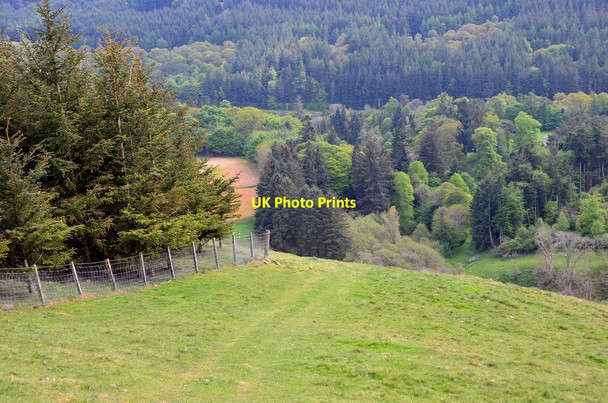 Photo 6"x4" Steepening descent to Gate Hope Holylee c2016