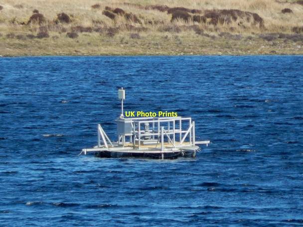 Photo 6"x4" Floating mixer on Burncrooks Reservoir Burncrooks Reservoir c2016