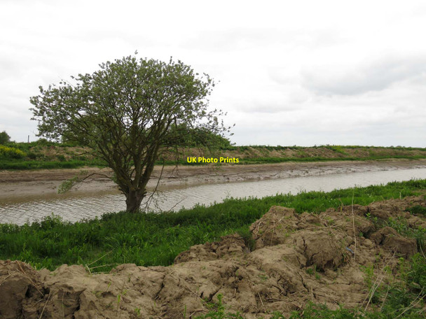 Photo 6"x4" The River Nene by Guyhirn Tholomas Drove c2016