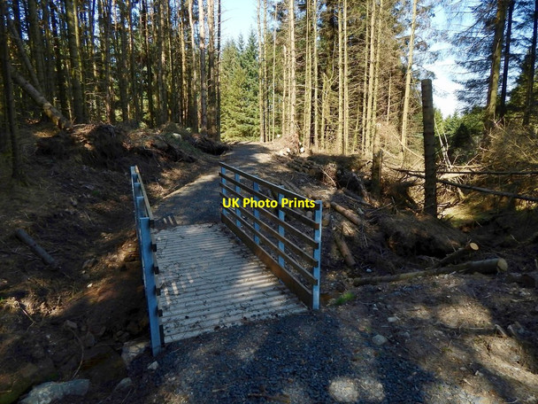 Photo 6"x4" New footbridge over the Rough Burn Burn Crooks c2016