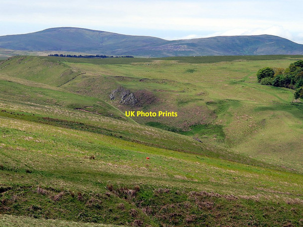 Photo 6"x4" Middle Dean hillfort Ingram c2016