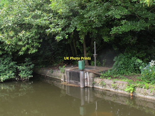 Photo 6"x4" Minster Pool, Lichfield: outflow Lichfield c2016