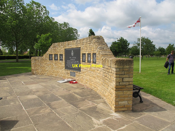 Photo 6"x4" National Memorial Arboretum: Falklands war Croxall c2016