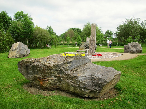Photo 6"x4" National Memorial Arboretum: Northern Ireland Croxall c2016