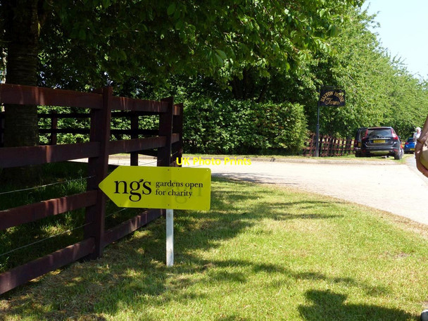 Photo 6"x4" NGS sign Hatton House Hatton Heath c2016