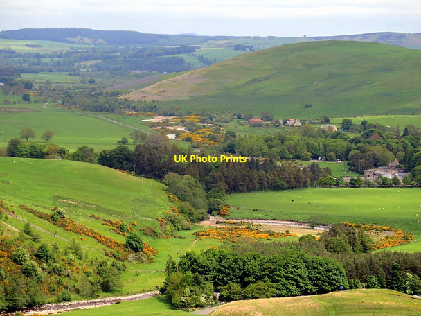 Photo 6"x4" Valley of River Breamish west of Ingram Ingram c2016