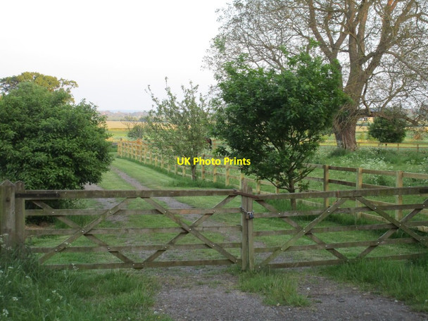 Photo 6"x4" Gates to paddock, Shelton Shelton\/SK7844 c2016