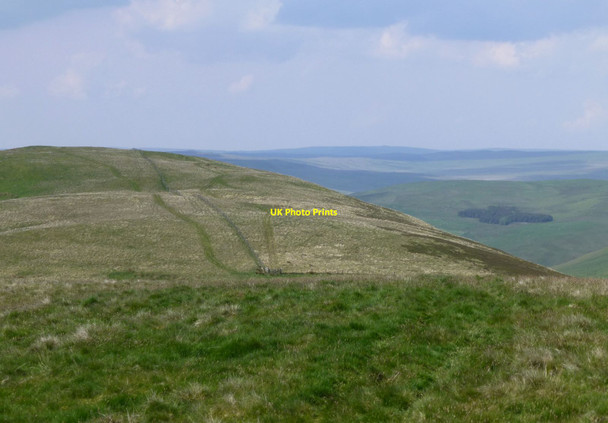Photo 6"x4" Looking from Lords Seat towards Green Side Clennell c2016