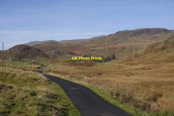 Photo 6"x4" Road in Glen Lednock Invergeldie c2015