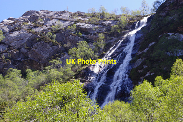 Photo 6"x4" An Steall waterfall Steall c2016