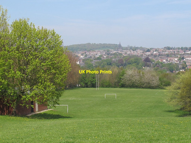 Photo 6"x4" Football and rugby pitches, Bramley Fall Horsforth c2016