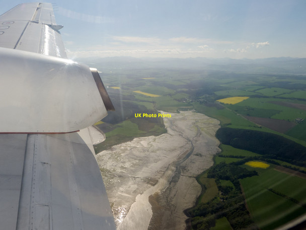 Photo 6"x4" Aerial view of Bay Farm and Munlochy Bay Munlochy c2016
