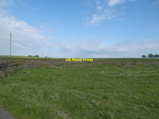 Photo 6"x4" Limestone quarry Great Bavington c2016