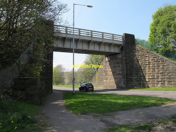 Photo 6"x4" Rail bridge over the Leeds ring road (1) Horsforth c2016