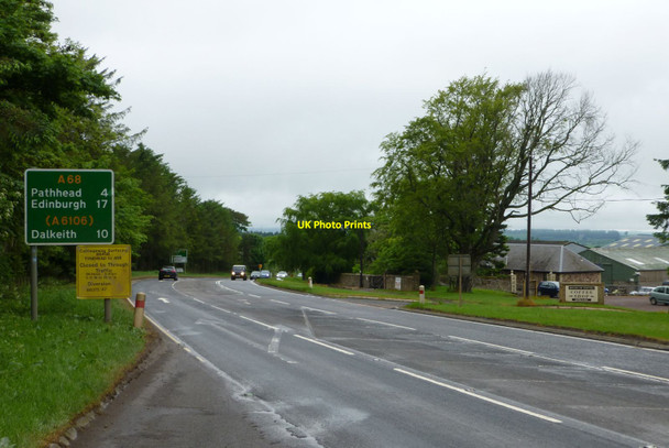 Photo 6"x4" On the A68 Fala\/NT4361 c2016