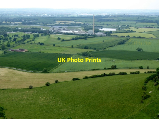 Photo 6"x4" View north-west from Westbury Hill Bratton\/ST9152 c2016