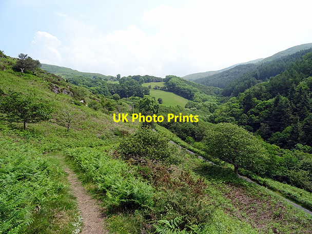 Photo 6"x4" Climbing out of Cwm Einion Coed y Garth c2016