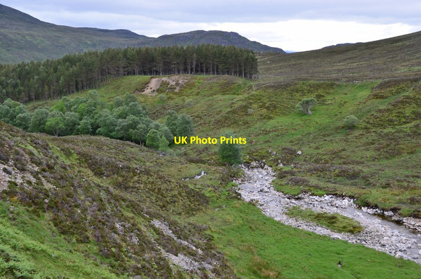 Photo 6"x4" Allt Fionndrigh, looking downstream Strone\/NH7100 c2016
