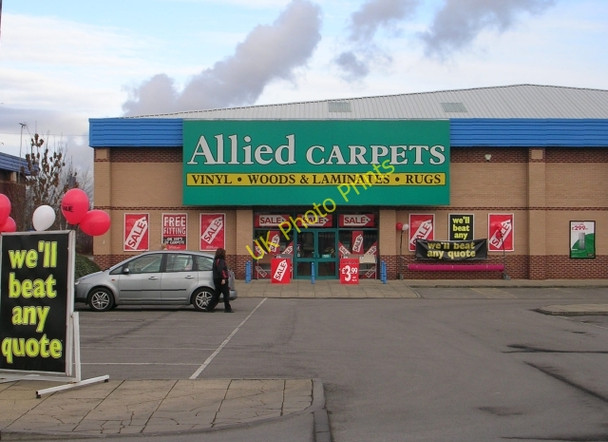 Photo 6"x4" Allied Carpets - Park Road Retail Park Pontefract c2009
