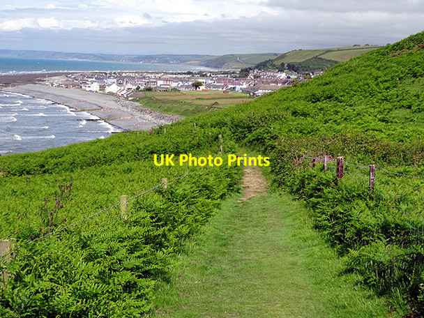 Photo 6"x4" Descending towards Aberaeron Aberaeron c2016