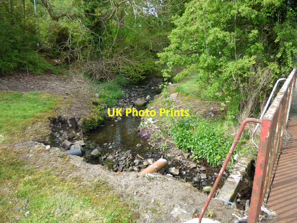 Photo 6"x4" Burn in King George V Park Port Glasgow c2016