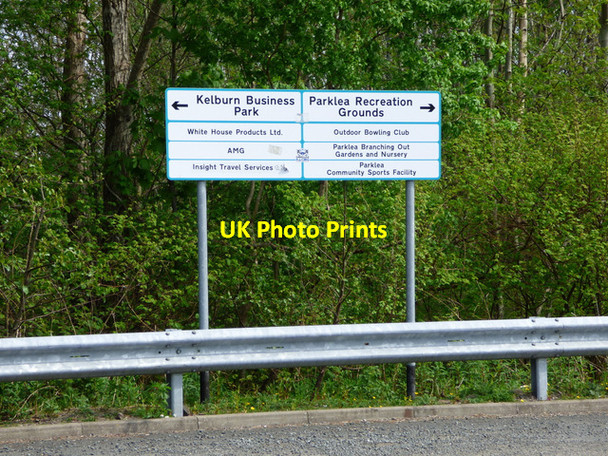 Photo 6"x4" Signs at Parklea Port Glasgow c2016 P1
