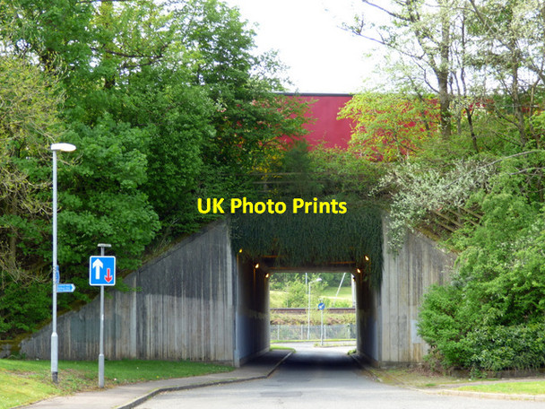 Photo 6"x4" Parklea Road underpass Port Glasgow c2016