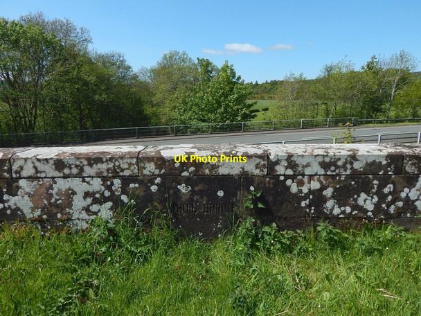 Photo 6"x4" Auchentullich Bridge: west parapet Arden\/NS3684 c2016