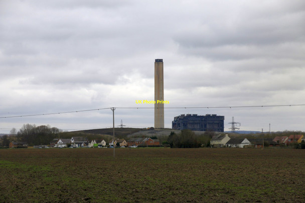 Photo 6"x4" Appleford & the Powerstation Appleford c2016