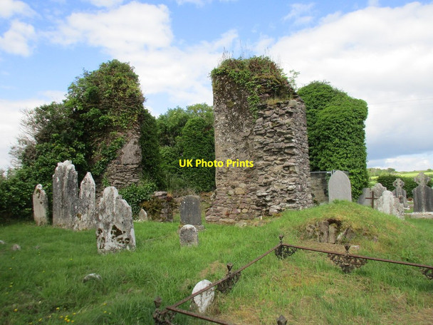 Photo 6"x4" Ruins of church, Ballynoe Ballynoe c2016