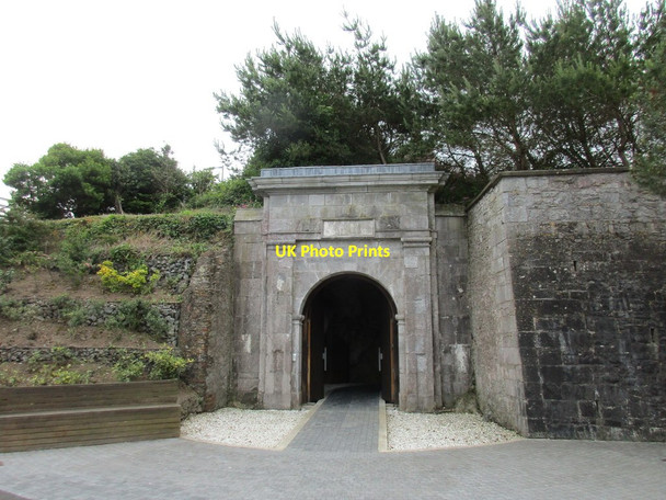 Photo 6"x4" Entrance to the former gunpowder store, Rocky Island Cobh c2016