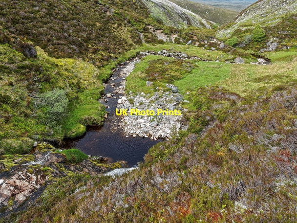 Photo 6"x4" The Allt Tarsuinn - Glenkyllacky Forest Allt Tarsuinn\/NH7025 c2016