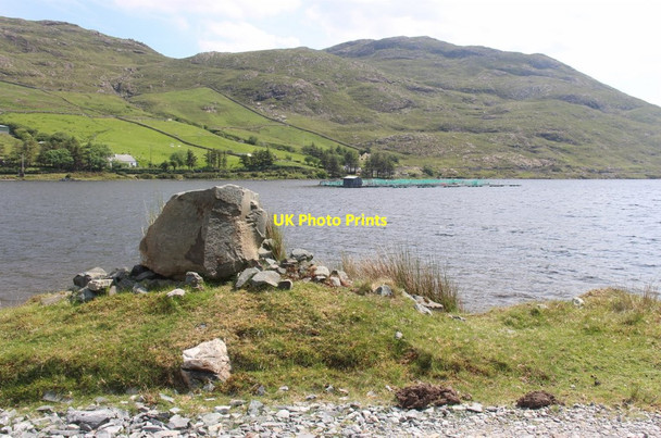 Photo 6"x4" Lough Fee and Letterettrin Glassillaun c2016