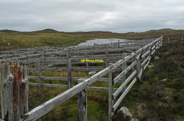 Photo 6"x4" Sheep pens above Loch an Fhe\u00c3\u00b2ir, Isle of Lewis Tabost c2016
