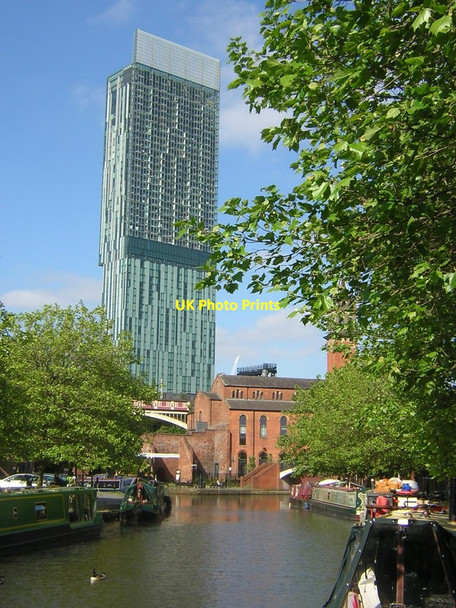 Photo 6"x4" Canal arm and Beetham Tower, Manchester Manchester c2016